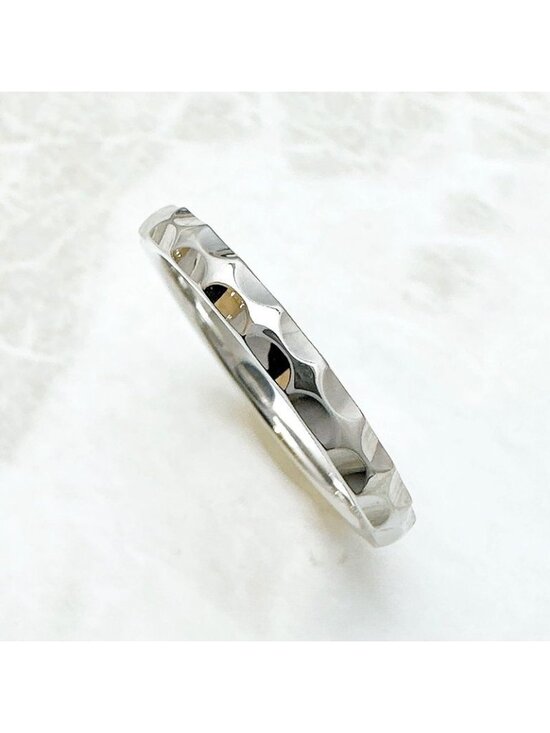 Louis Vuitton Monogram Infini White Gold Ring 57 - Picture 2 of 8